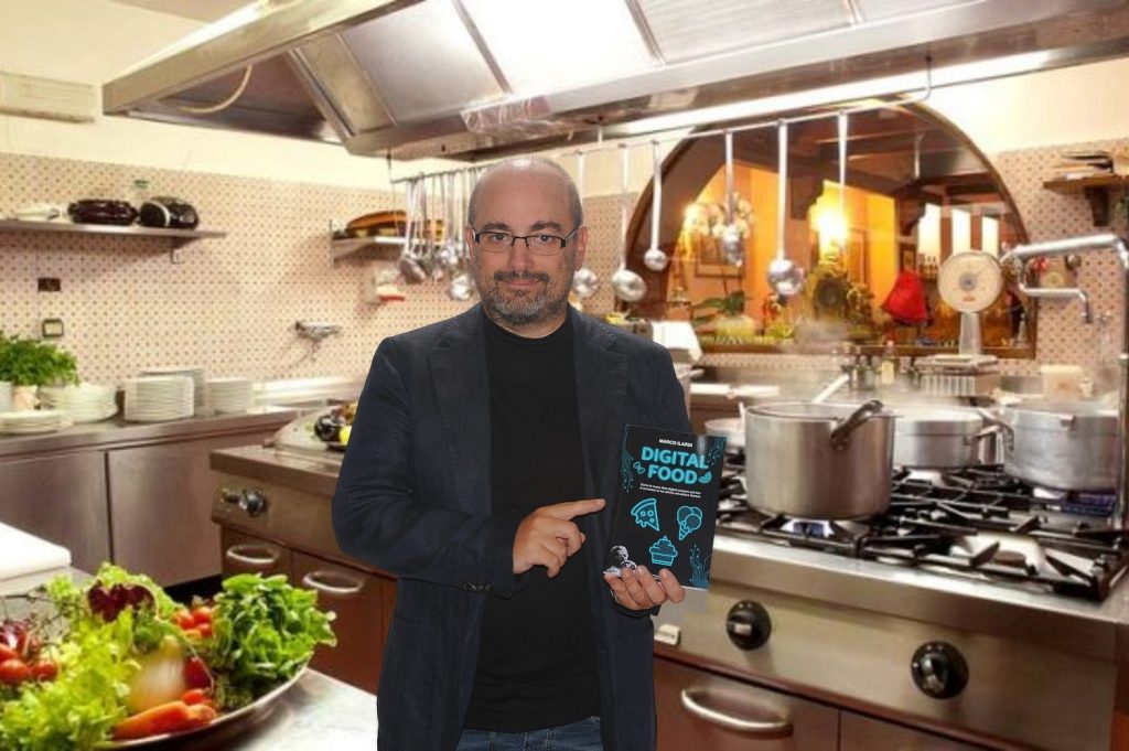 marco ilardi col libro digital food nelle cucine di don alfonso 1890